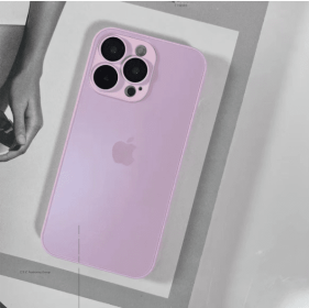 1 New iPhone Apple 14promax Phone Case Frosted Glass Lens Protective Case