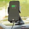 Wireless Onn Qi Automatic Smart Sensor Car Phone Holder Fast Charger Mount 10W