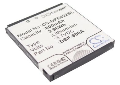 800mAh Battery - CS-DPE622SL / Li-ion / Volts: 3.7