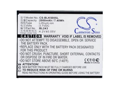 2000mAh Battery - CS-BLK500SL / Li-ion / Volts: 3.7