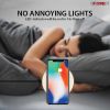 Wireless Fast Charger Pad Qi 15W Boost Charge for iPhone Samsung Slim Wire Less Charging USB-C 2020 White 5 Core cell phone accessories CDKW04 W
