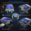 Car Wireless FM Transmitter MP3 Player Hand-Free Call USB Charger AUX Input