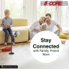 5 Core Gooseneck Phone Holder Stand for Desk Table Flexible Arm with Anti-Skid Round Base , Cell Phones Mount Clamp Compatible with iPhone Samsung