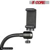 5 Core Gooseneck Phone Holder Stand for Desk Table Flexible Arm with Anti-Skid Round Base , Cell Phones Mount Clamp Compatible with iPhone Samsung