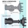 Easy One Touch 4 Dash & Windshield Universal Car Mount Phone Holder Desk Stand for -iPhone; Samsung; Moto; Huawei; Nokia; LG; Smartphones; Black