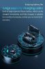 M10 Wireless Earbuds Bluetooth 5.1 Earphones IPX7 Waterproof with LCD Display Charging Case;  9D Noise Reduction;  220H Call Time;  Black