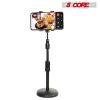Phone Holder Stand for Desk Cellphone Stands for Mobile Round Base Boom Video Call Conference Portable 5 Core ZM 18
