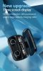 M10 Wireless Earbuds Bluetooth 5.1 Earphones IPX7 Waterproof with LCD Display Charging Case;  9D Noise Reduction;  220H Call Time;  Black
