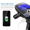 Car Wireless FM Transmitter MP3 Player Hand-Free Call USB Charger AUX Input