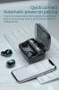 M10 Wireless Earbuds Bluetooth 5.1 Earphones IPX7 Waterproof with LCD Display Charging Case;  9D Noise Reduction;  220H Call Time;  Black