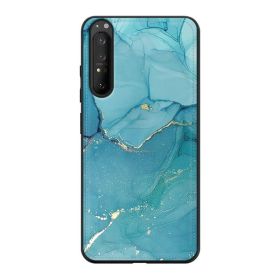 Protective Sleeve Silicone Anti-fall Soft Edge (Option: Peacock blue-Sony 10iii)