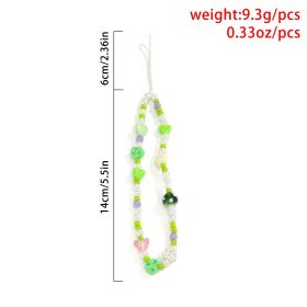Simple Contrasting Color Stitching Bag Bracelet With Lanyard (Option: Color0034)