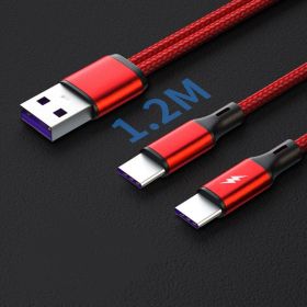 Two In One Data Cable For Android Charging Cable (Option: Android TYPEC-0.2mred)