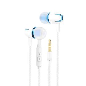 In-ear Wired Headset For Android Karaoke (Option: White And Blue)