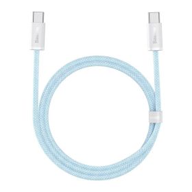 Suitable For Mobile Phone Tablet QC PD Fast Charge Transmission Braided Cable 100W (Option: Blue-1M)