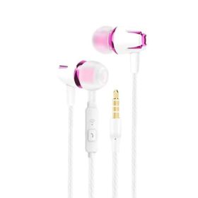 In-ear Wired Headset For Android Karaoke (Option: White Rose)