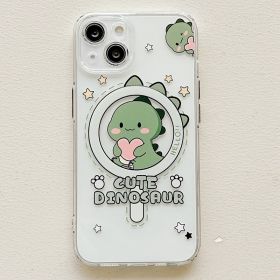 Cute Dinosaur Panda Magnetic Phone Case (Option: Dinosaur-IPhone13 pro)