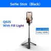 New Selfie Stick Bluetooth Wireless Remote Control Selfie With Fill Light Foldable Monopod Tripod for mobile Phone Holder