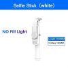 New Selfie Stick Bluetooth Wireless Remote Control Selfie With Fill Light Foldable Monopod Tripod for mobile Phone Holder