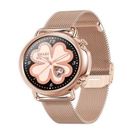 V25 women's smart watch full circle full touch temperature monitoring custom push dial (colour: ggs)