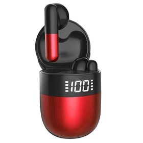 Bluetooth Ear Pods With Touch Control HD Voice (Color: Black)