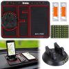 Non-slip Car Phone Mat 4 In1 Dashboard 360Â° Rotatable Phone Holder