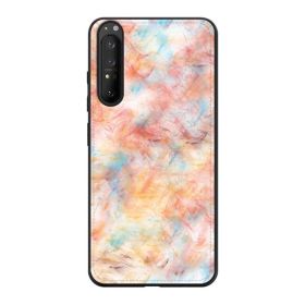 Protective Sleeve Silicone Anti-fall Soft Edge (Option: Colorful rock pattern-Sony xzp)