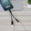 USB Type C to 3.5mm Aux Audio Charging Adapter Braided TPE Metal Shell