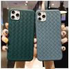 Fashion Woven Pattern Cooling Phone Case Soft Silicone Case For ; iPhone 11/12 Pro Max