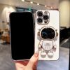 Astronaut Foldable Bracket Phone Case For ; iPhone 11/12 /13/14/Plus/Pro/Pro Max/7/8/XR/XS