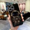Astronaut Foldable Bracket Phone Case For ; iPhone 11/12 /13/14/Plus/Pro/Pro Max/7/8/XR/XS