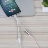 USB Type C to 3.5mm Aux Audio Charging Adapter Braided TPE Metal Shell