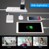 36W USB C Fast Charger 4-Port QC3.0 PD 20W Power Adapter High Speed Wall Charger for Samsung iPhone Tablet