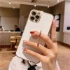 Luxury Plated Ring Bracket Shockproof Phone Case For IPhone 14 Pro Max/13 Pro/12/11/Xs Max/XR/X/8/7 Plus