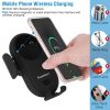 Smart Car Wireless Charger Auto Sensing Phone Holder 10W Qi Fast Charging Air Vent Mount Fit for iPhone 13/12/Pro Fit for Samsung S20/S10/S10+