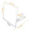 Mobile Phone Screen Magnifier 3D High Definition Video Smartphone Amplifier Foldable Phone Holder Stand For Movies Video