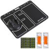 Non-slip Car Phone Mat 4 In1 Dashboard 360Â° Rotatable Phone Holder