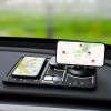 Non-slip Car Phone Mat 4 In1 Dashboard 360Â° Rotatable Phone Holder