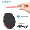 Aluminum Alloy Qi Fast Wireless Charger 10W Charging Pads Station